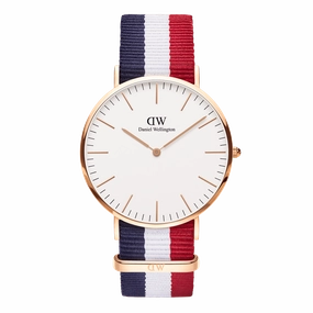 Daniel Wellington Classic Cambridge White Dial Watch DW00100003
