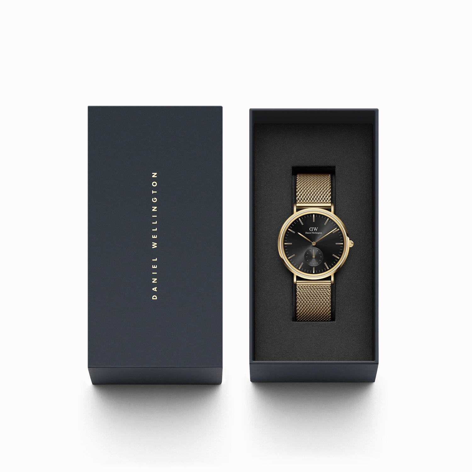 Daniel Wellington Classic Multi-Eye Evergold Onyx Black Dial Watch DW00100713