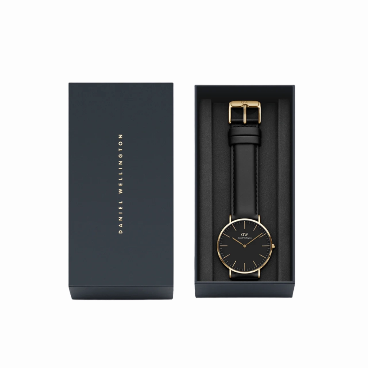 Daniel Wellington Classic Sheffield Black Leather Watch DW00100544