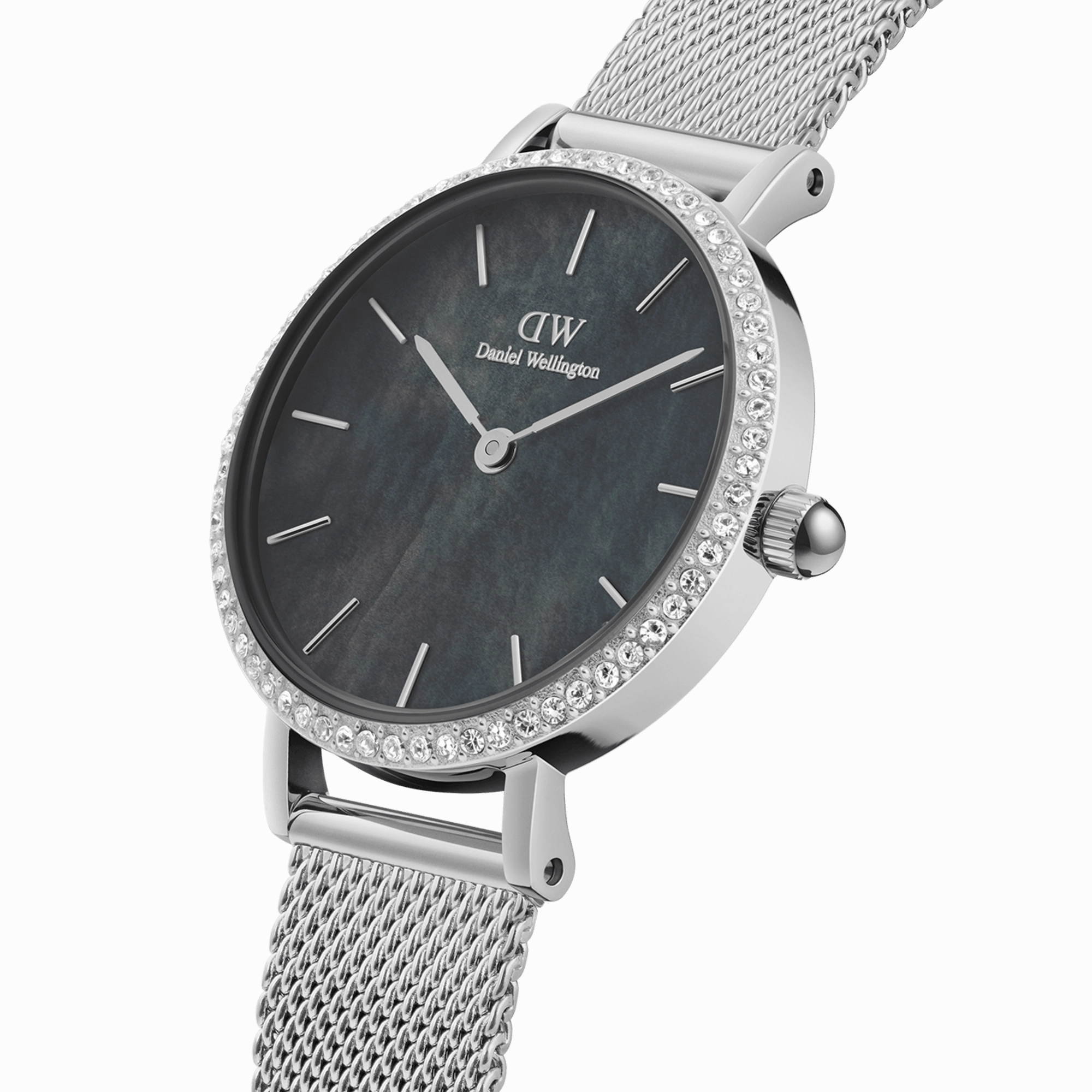 Daniel Wellington Petite 28mm Bezel Mesh Black Watch DW00100661