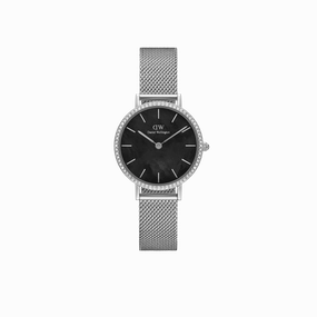 Daniel Wellington Petite 28mm Bezel Mesh Black Watch DW00100661