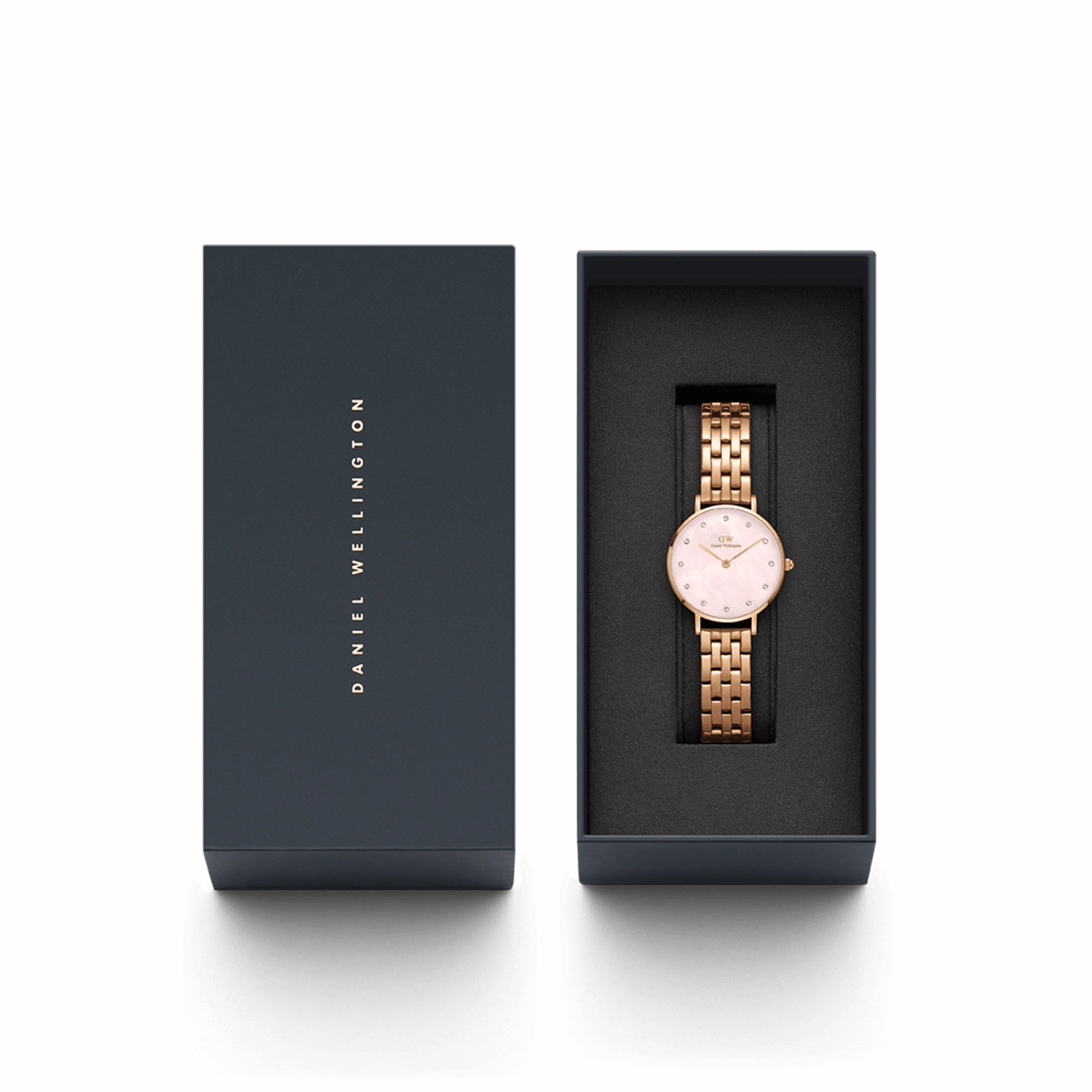 Daniel Wellington Petite 28mm Lumine 5-Link Melrose Watch DW00100617