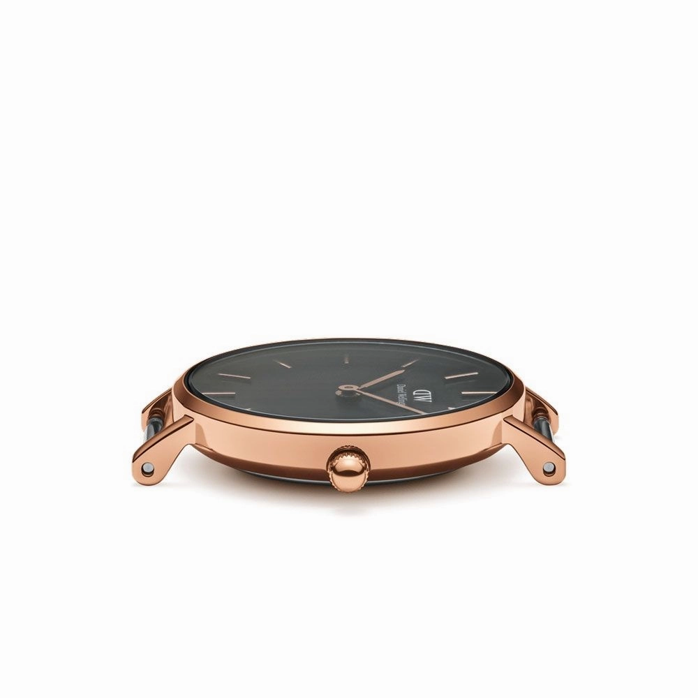 Daniel Wellington Petite 28mm York Black Dial Watch DW00100226