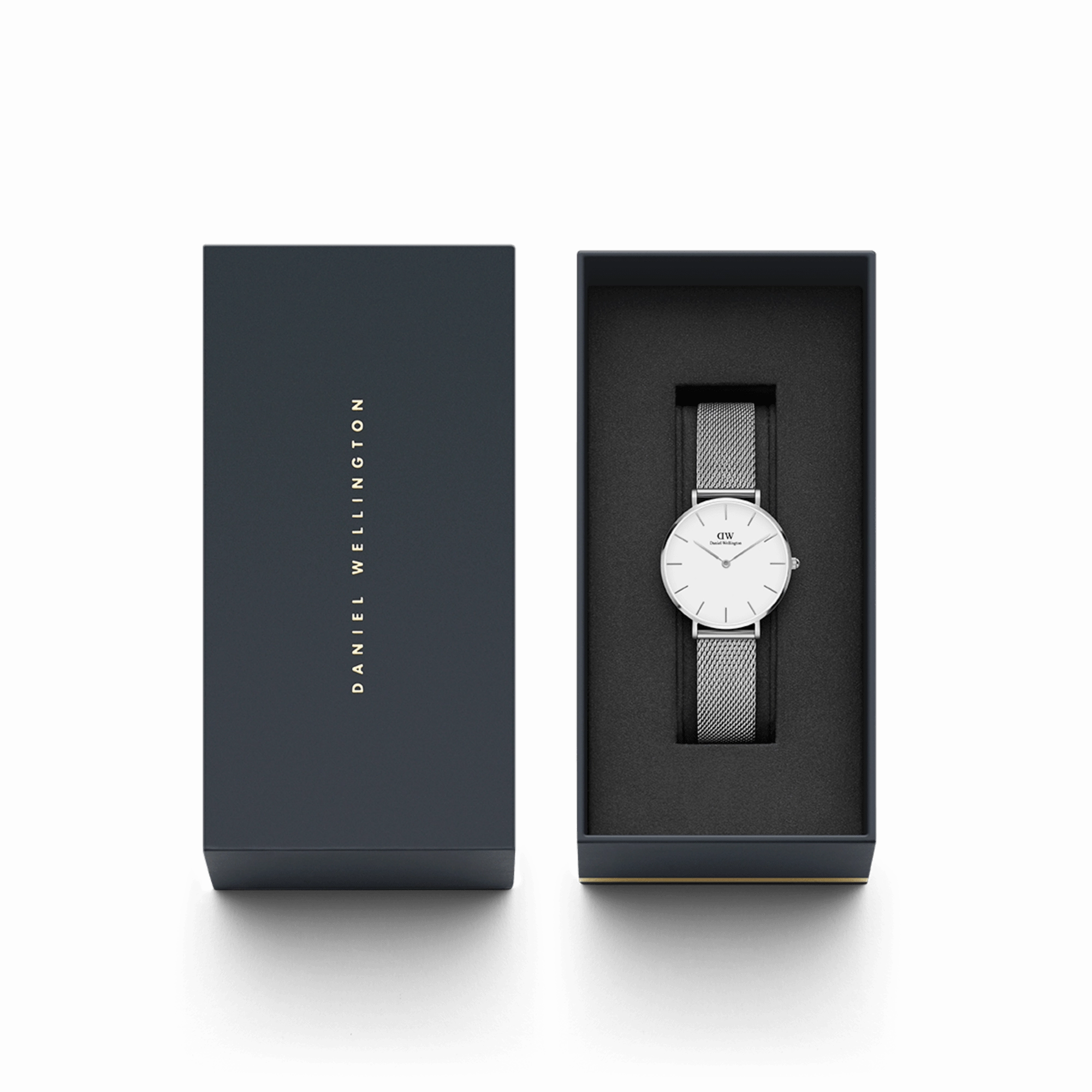 Daniel Wellington Petite 36mm Sterling White Dial Watch DW00100306