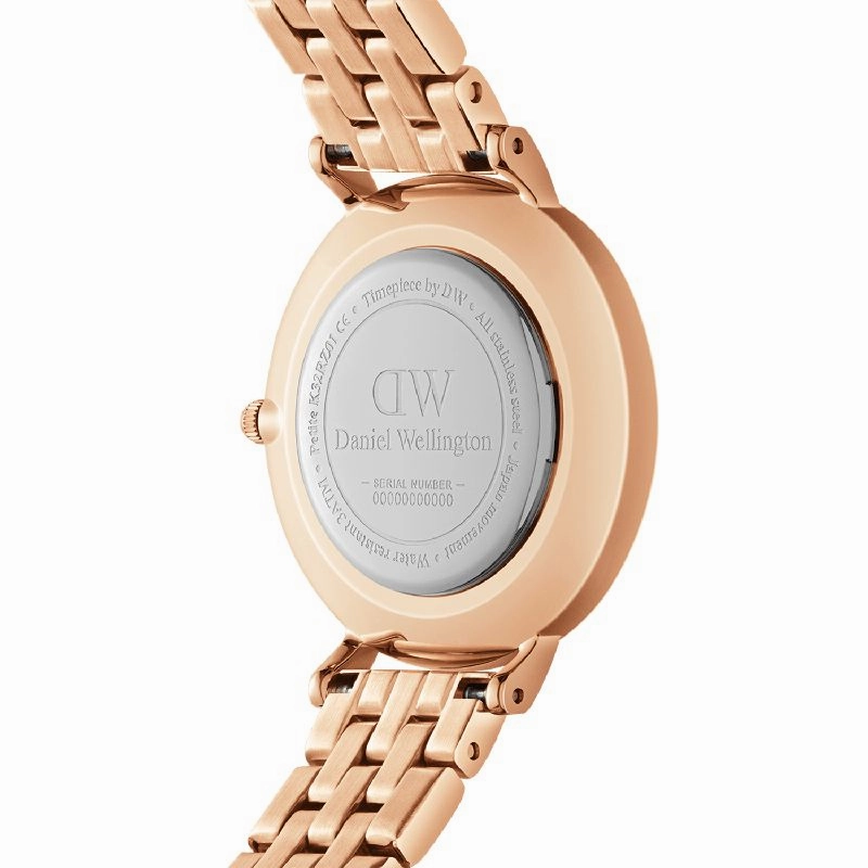 Daniel Wellington Petite Lumine Bezel 5-Link Melrose 28mm
