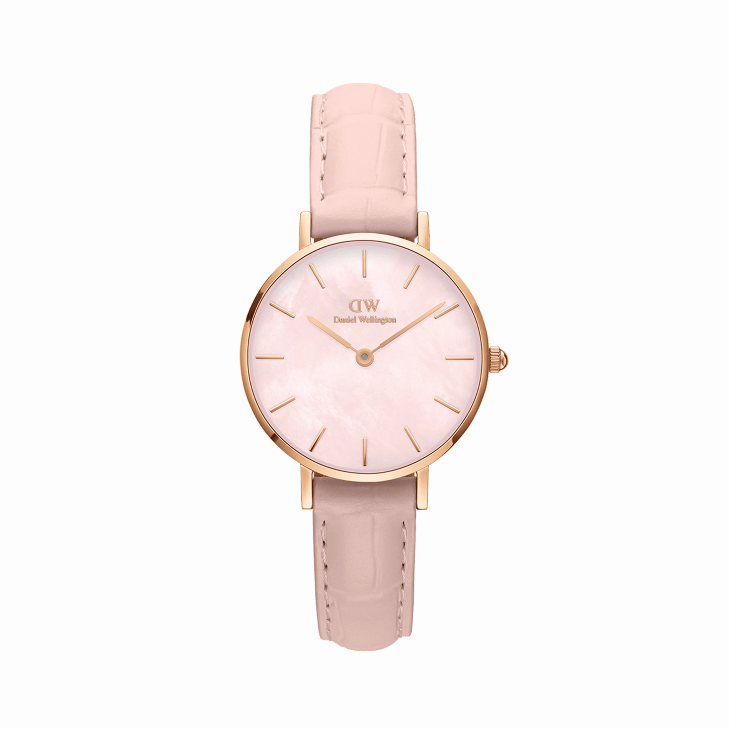 Daniel Wellington Petite Rouge Pink Leather Strap Watch DW00100514