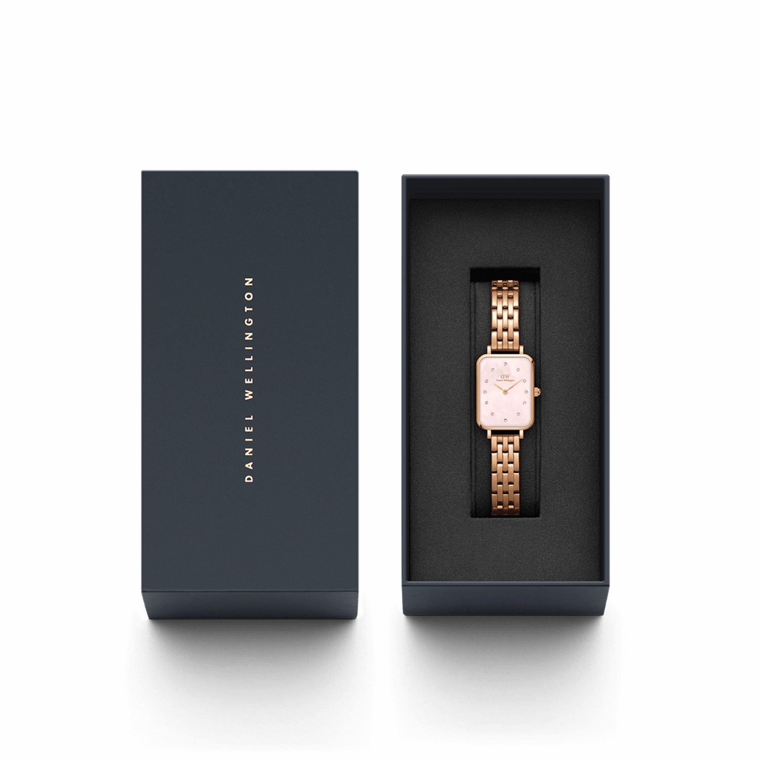 Daniel Wellington Quadro Lumine 5-Link Melrose 20X26 Watch DW00100621