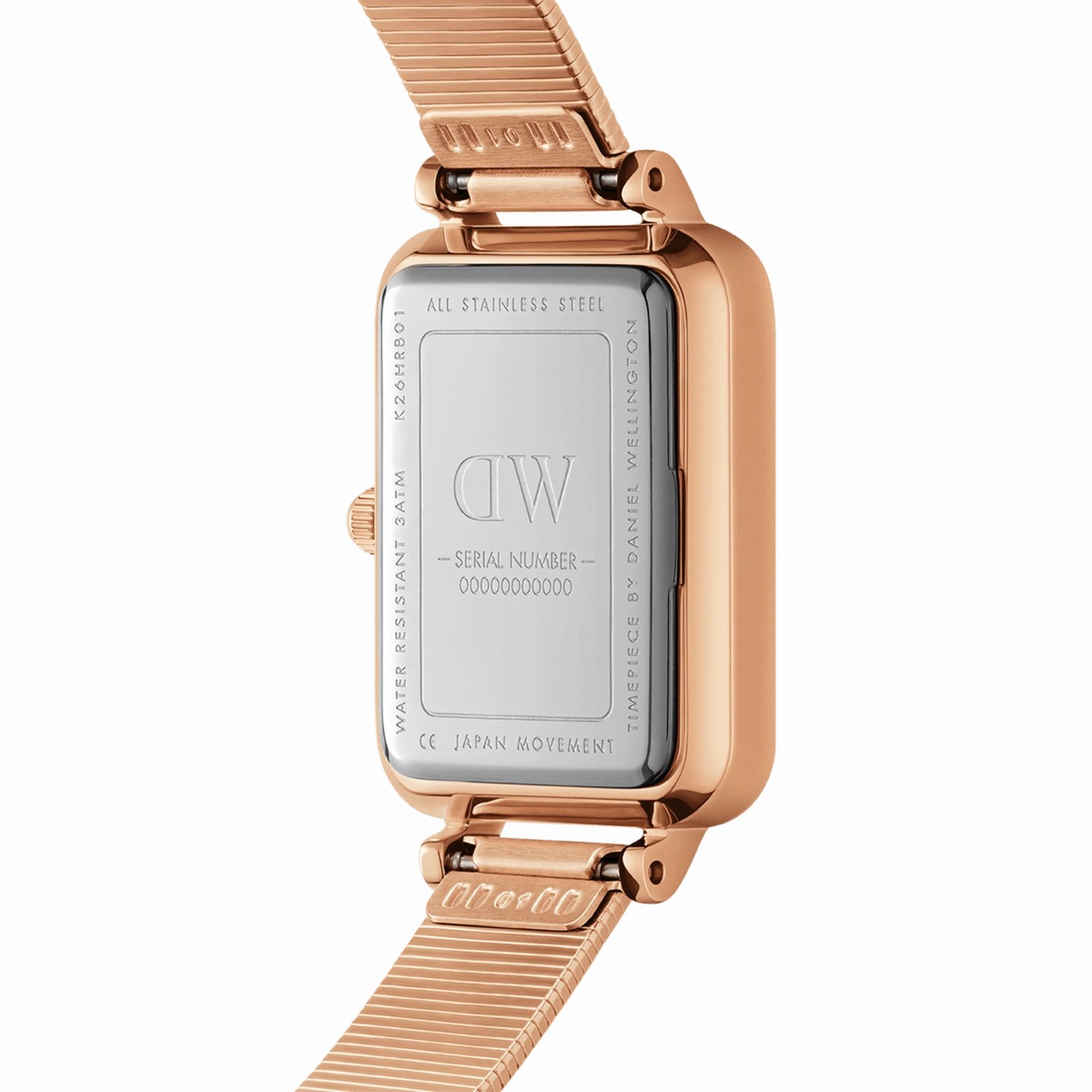 Daniel Wellington Quadro Lumine Pressed Piano 26mm Watch DW00100579