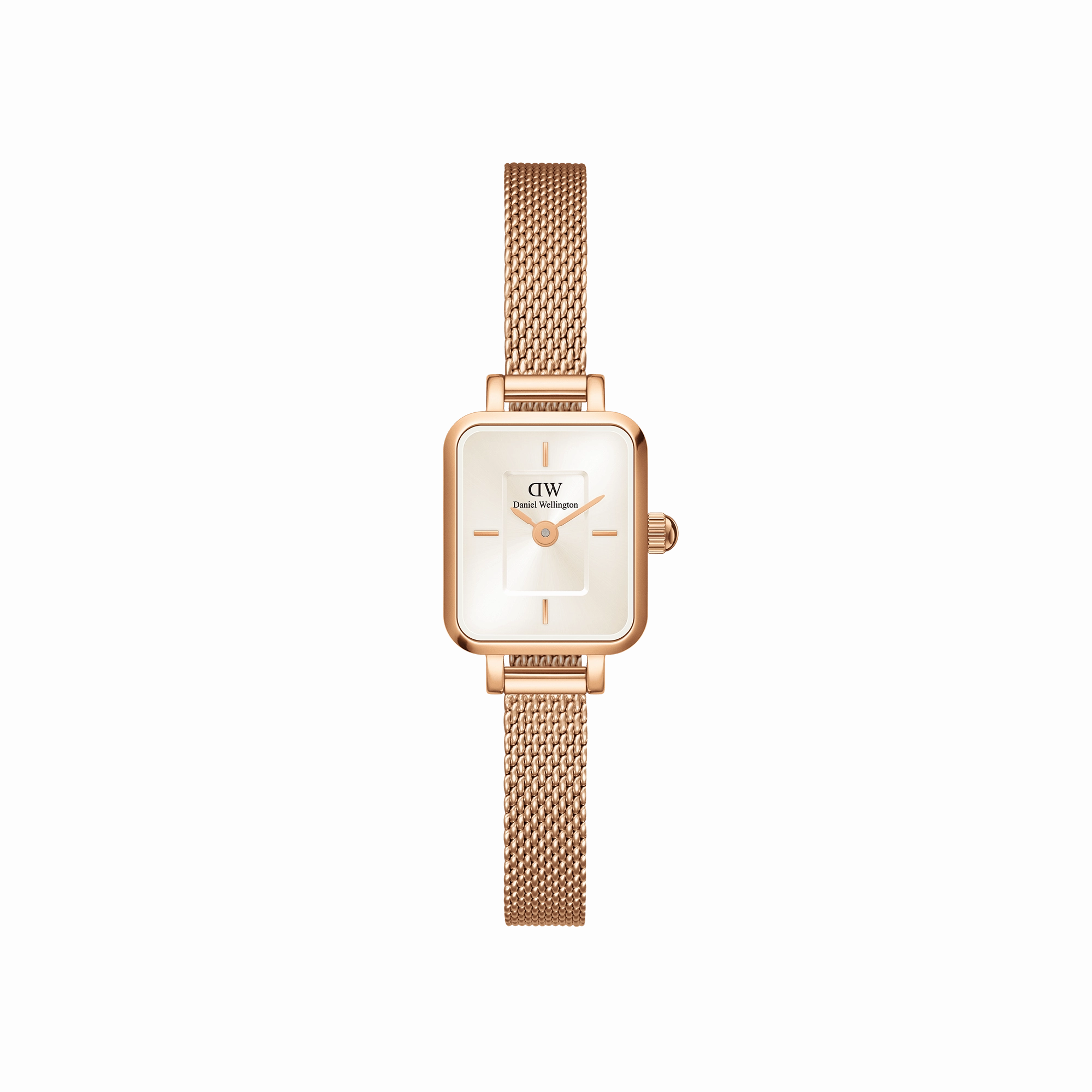 Daniel Wellington Quadro Mini 15x18mm Melrose RG Champagne DW00100651