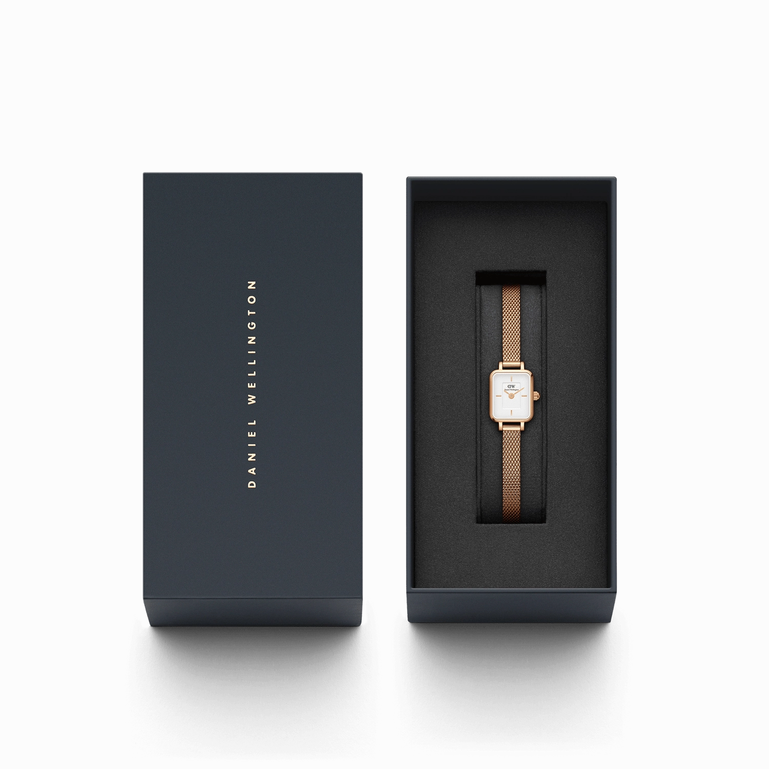 Daniel Wellington Quadro Mini Melrose White Dial Watch DW00100727