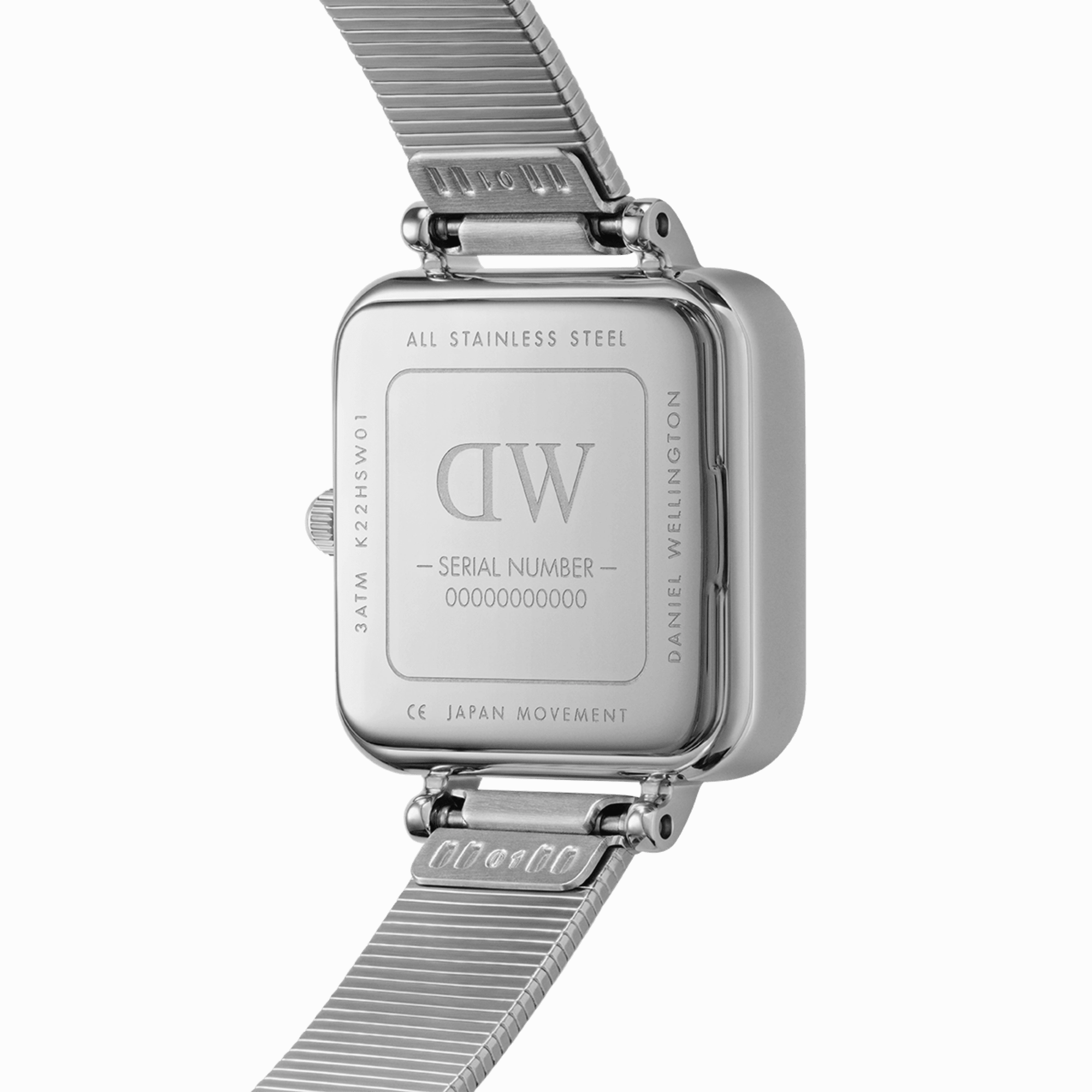 Daniel Wellington Quadro Studio 22X22mm White Dial Watch DW00100521