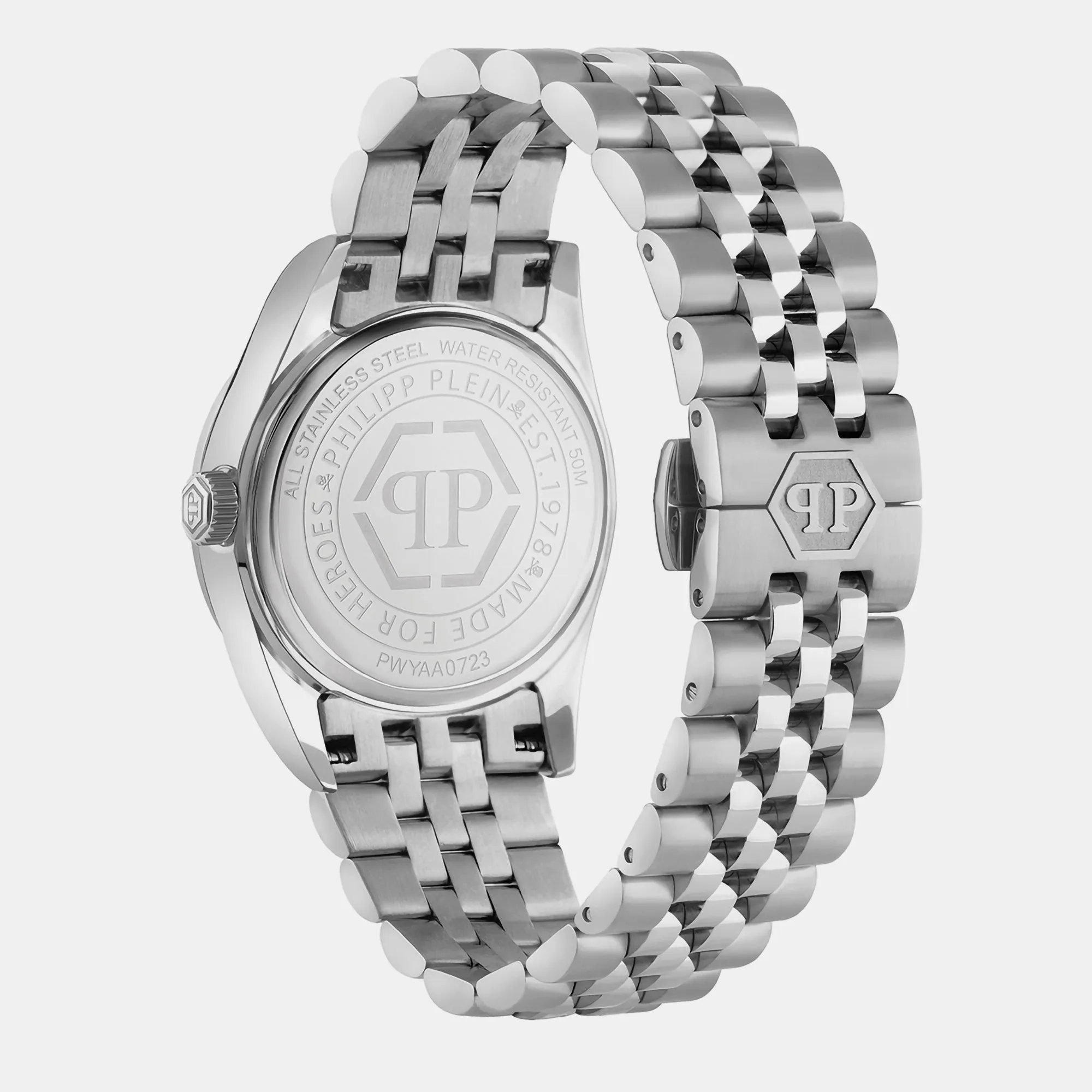 Date Superlative Women's Silver Analog Stainless Steel Watch PWYAA0723