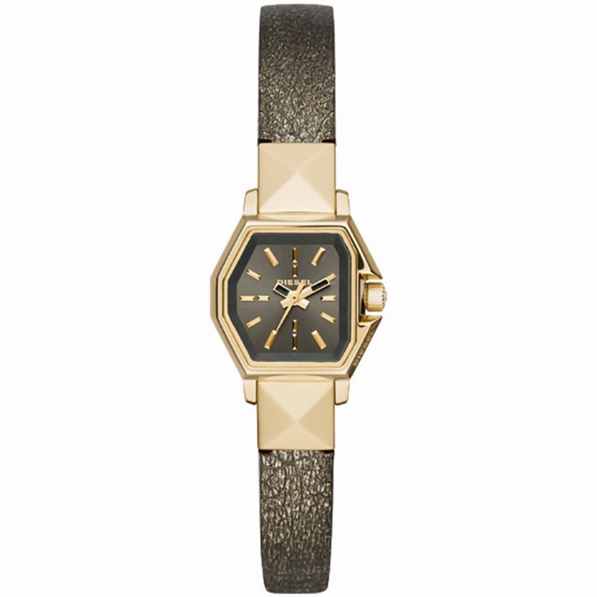 Diesel Women's Watch - Z Backup Quartz SS Case Grey Dial Leather Strap | DZ5491