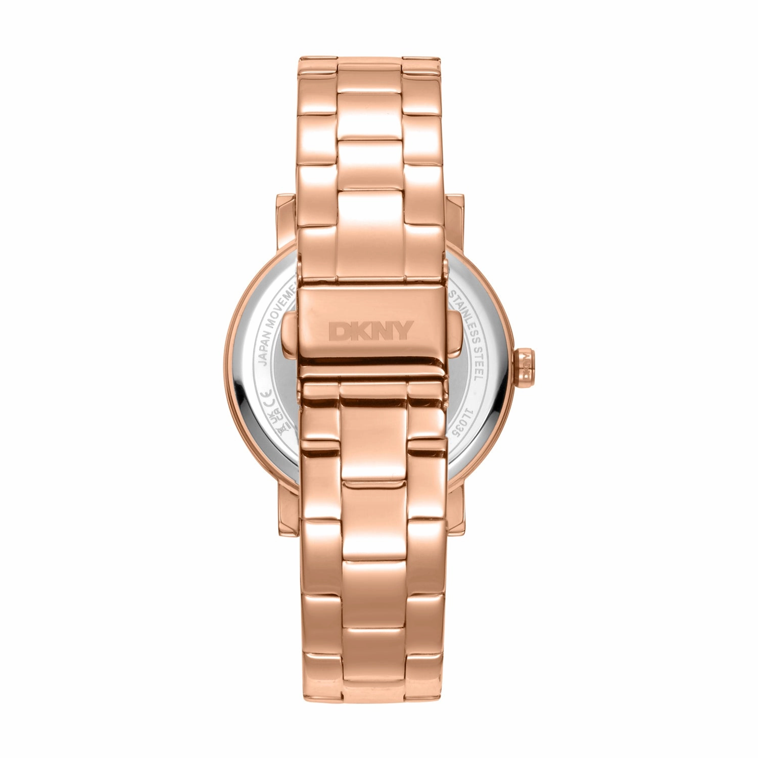 DKNY Soho Logo Silver Dial Stainless Steel Watch DK1L035M0065