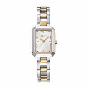 DKNY Uptown Midi Silver Dial Stainless Steel Watch DK1L009M0035