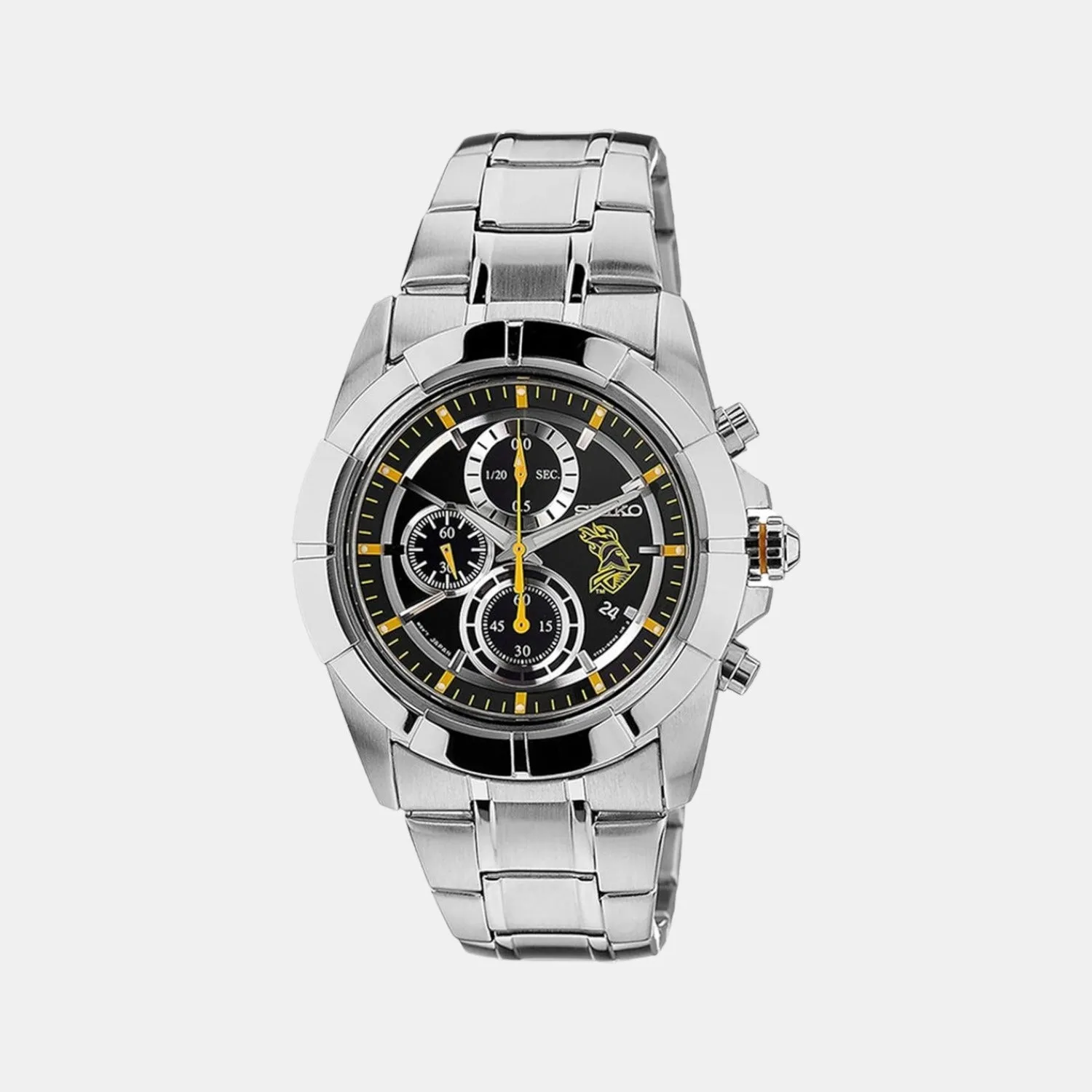 Dress Men's Black Stainless Steel Chronograph Watch SNDF13P1