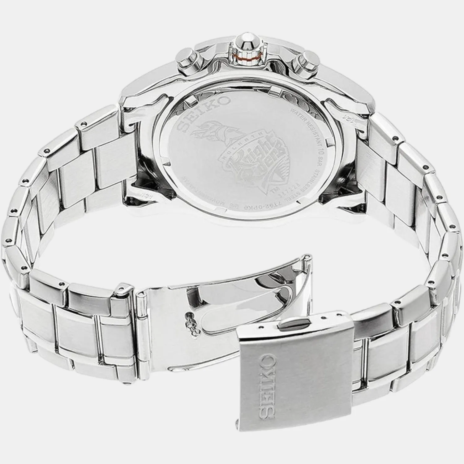 Dress Men's Black Stainless Steel Chronograph Watch SNDF13P1