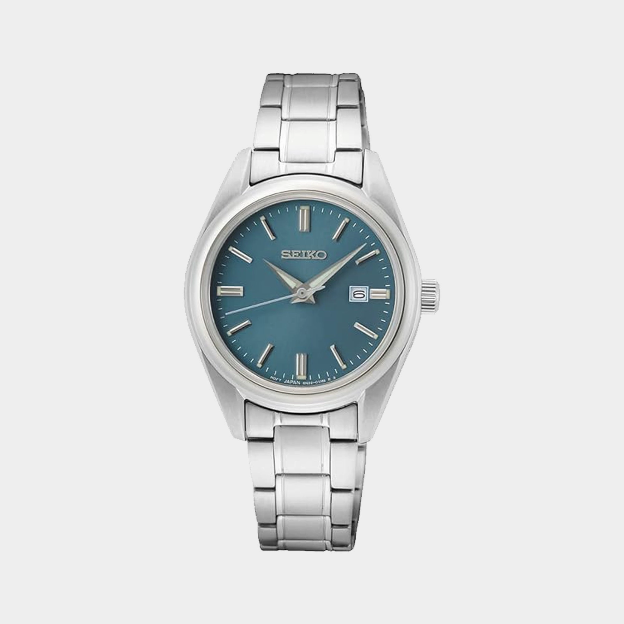 Dress Women Quartz Blue Dial Analog Stainless Steel Watch SUR531P1