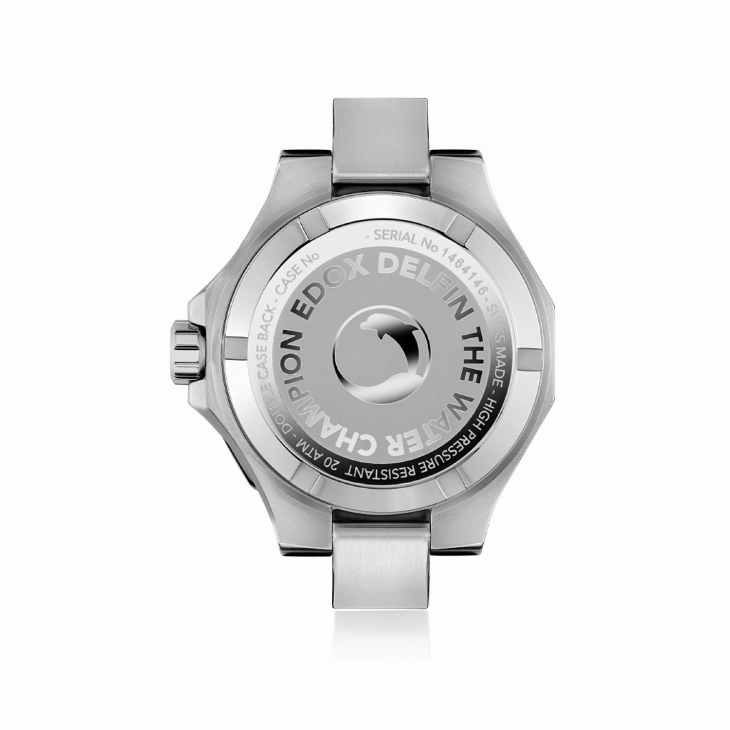 Edox Delfin The Original Stainless Steel Green Dial Men's Automatic Watch 53021-3M-VID