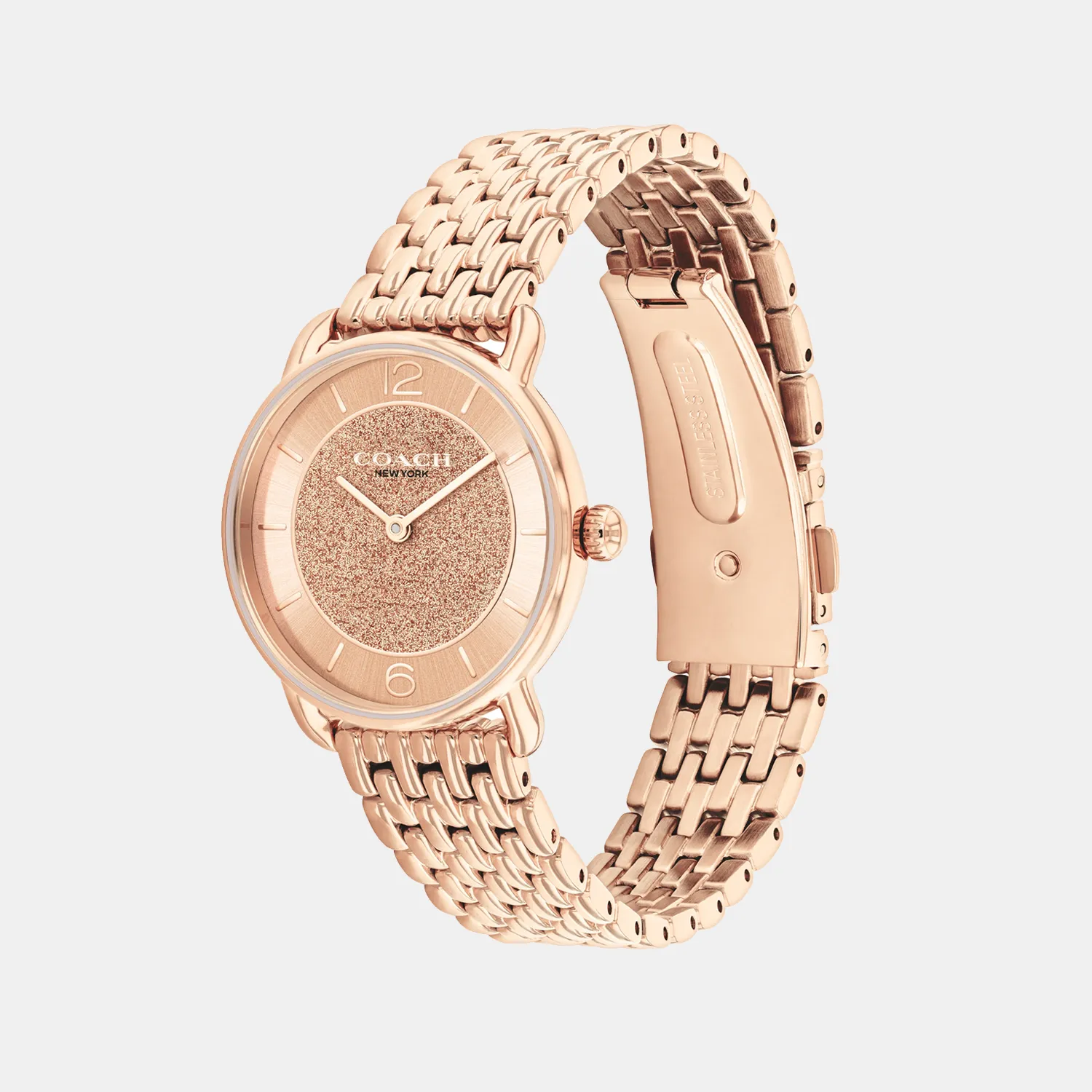 Elliot Women Quartz Rose Gold Dial Bracelet Watch 14504371