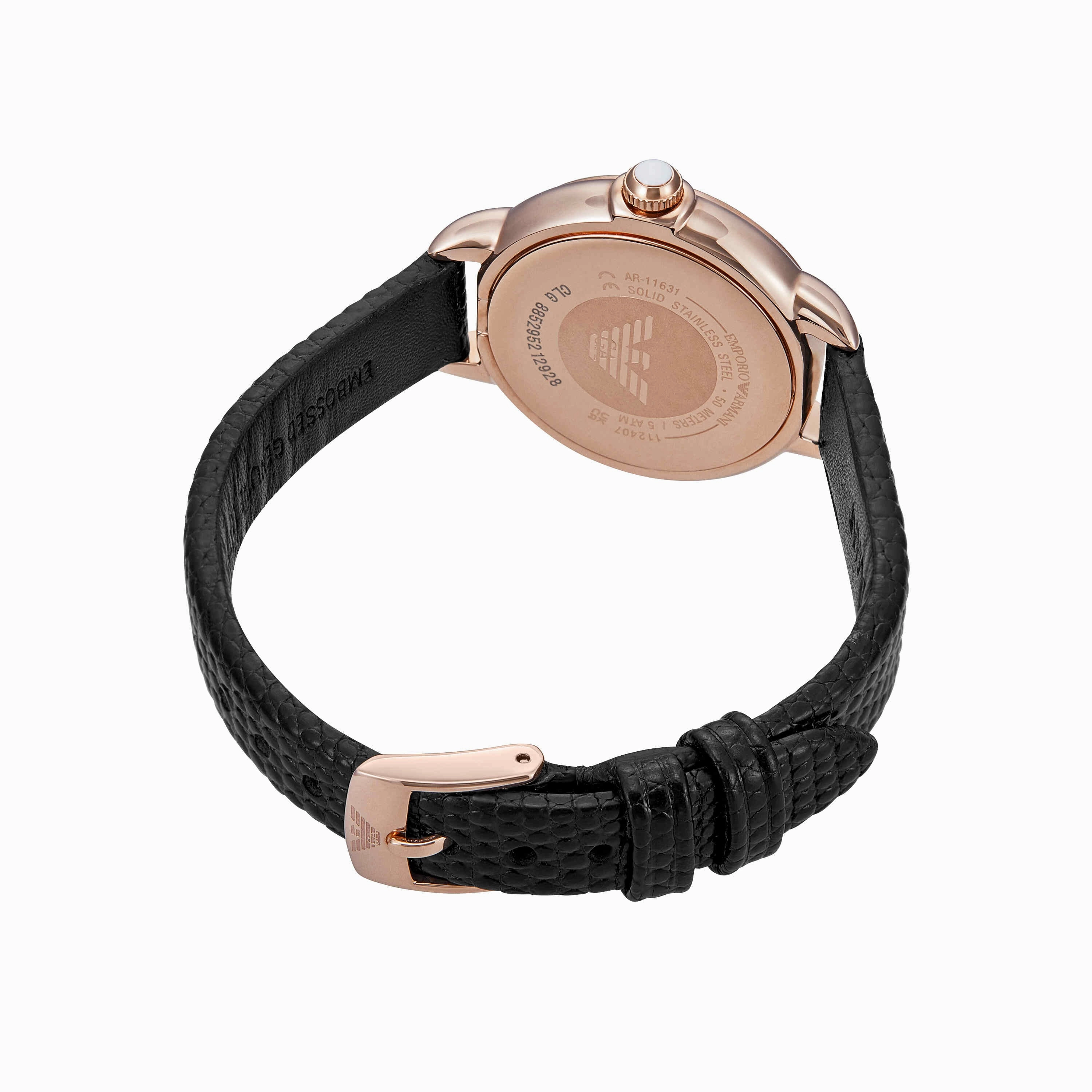 Emporio Armani Black Analogue Watch AR11631