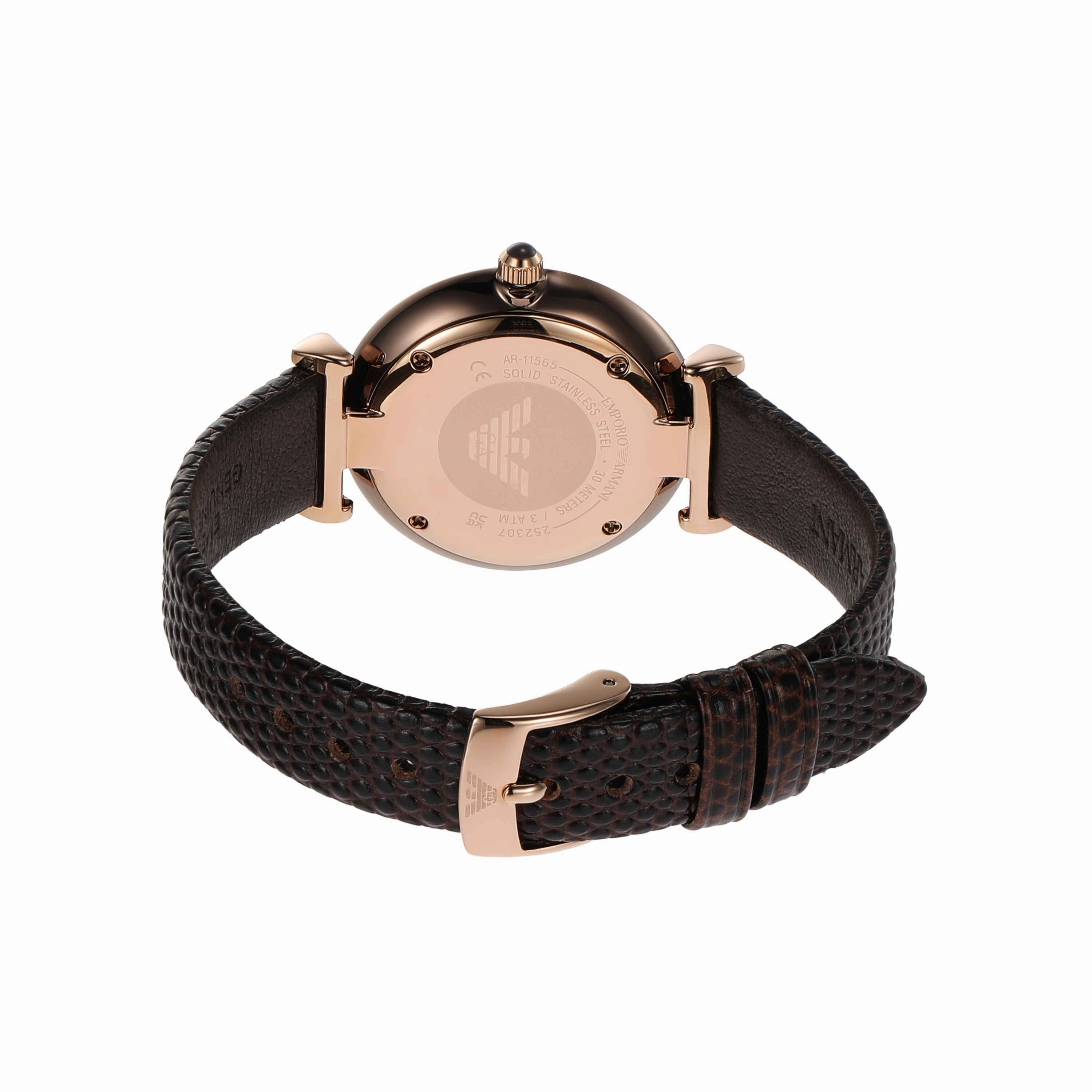 Emporio Armani Brown Analogue Watch AR11565