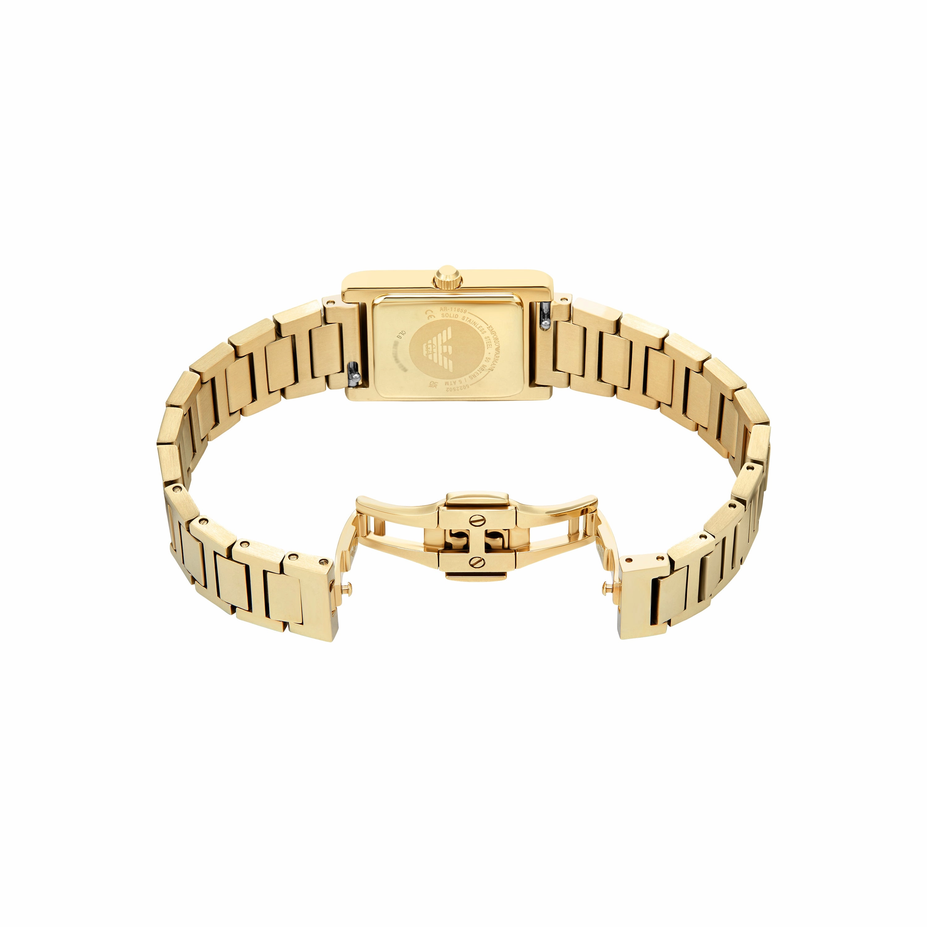 Emporio Armani Mother of Pearl Dial Gold Stainless Steel AR11659