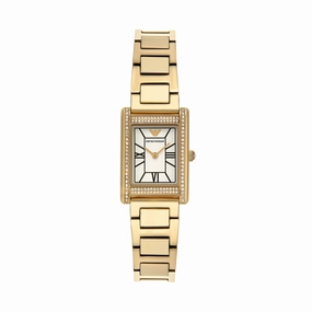 Emporio Armani Mother of Pearl Dial Gold Stainless Steel AR11659