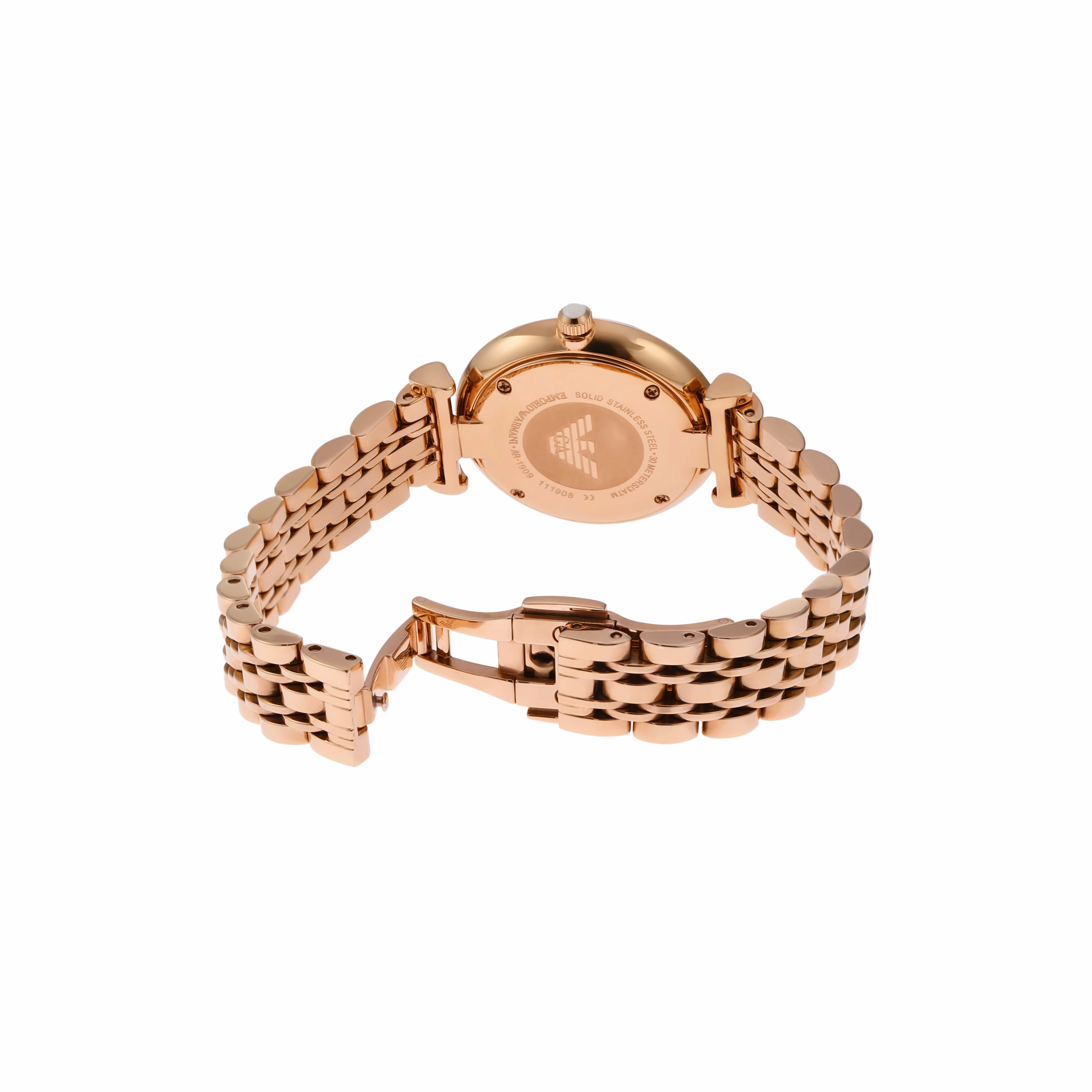 Emporio Armani Rose Gold Women's Watch with Pearl Dial AR1909