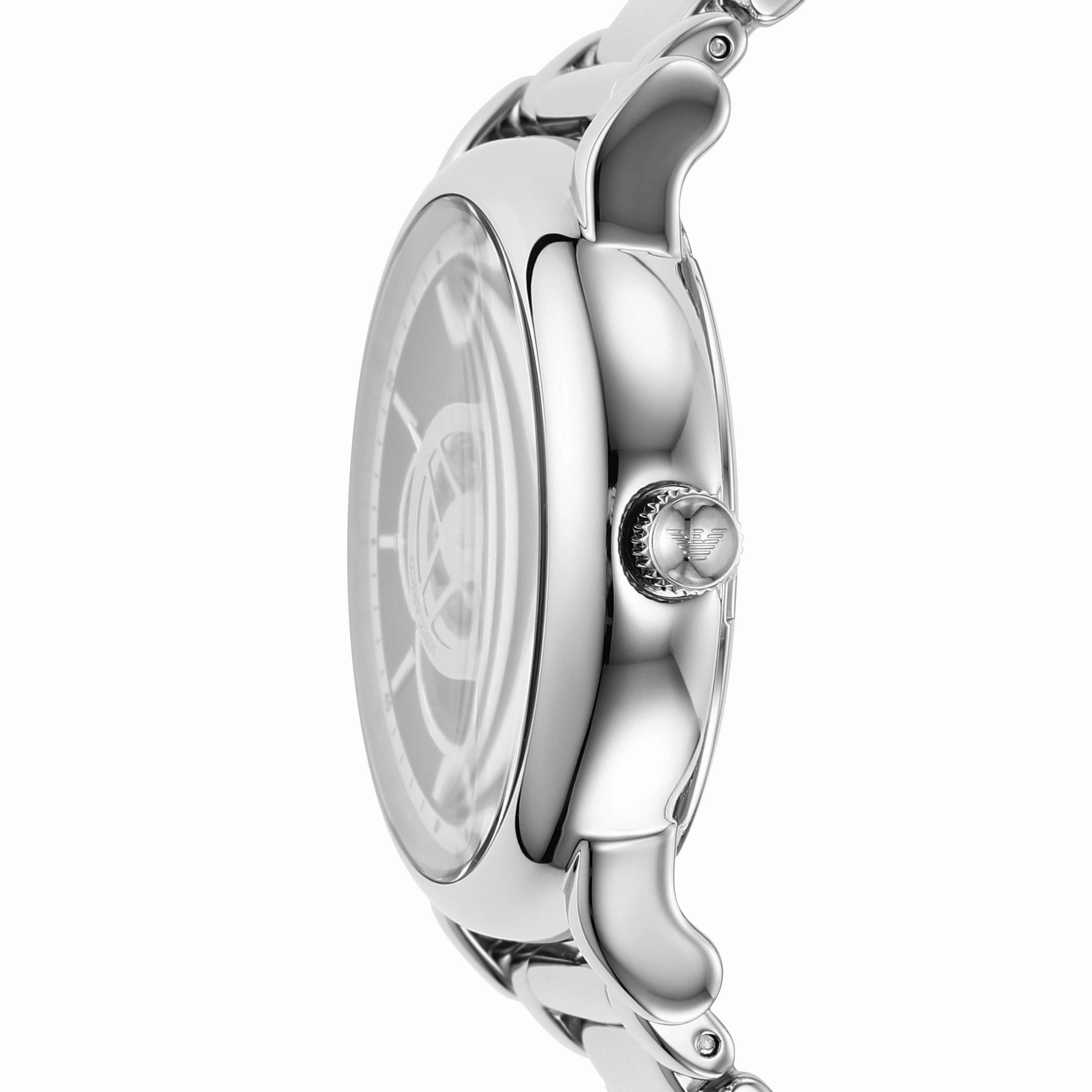 Emporio Armani Silver-Tone Analogue Watch AR60036