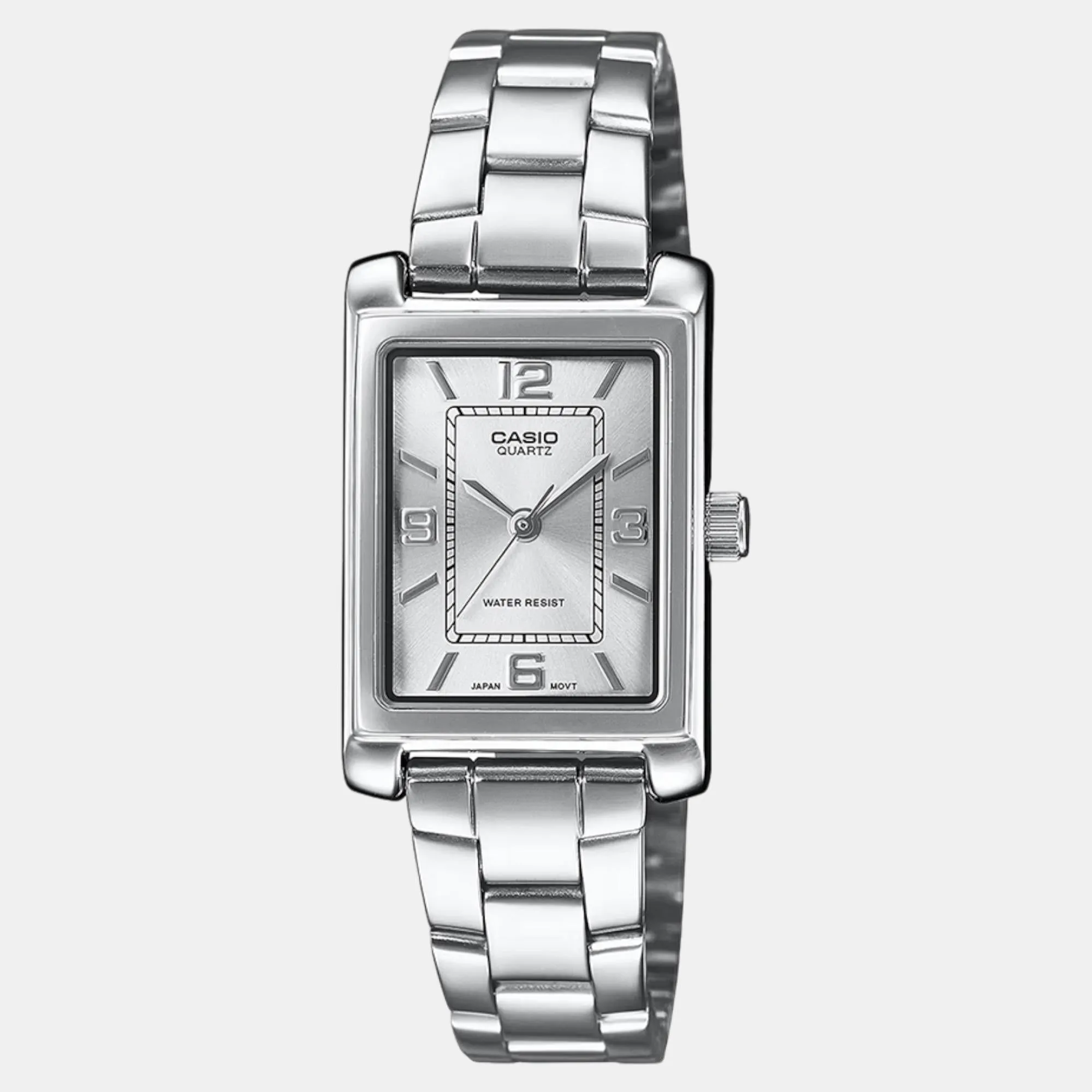 Enticer Women Quartz White Dial Analog Stainless Steel Watch LTP-1234DD-7ADF A2357