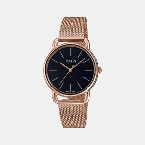 Enticer Women's Analog Stainless Steel Watch A1794 - LTP-E412MPG-1ADF