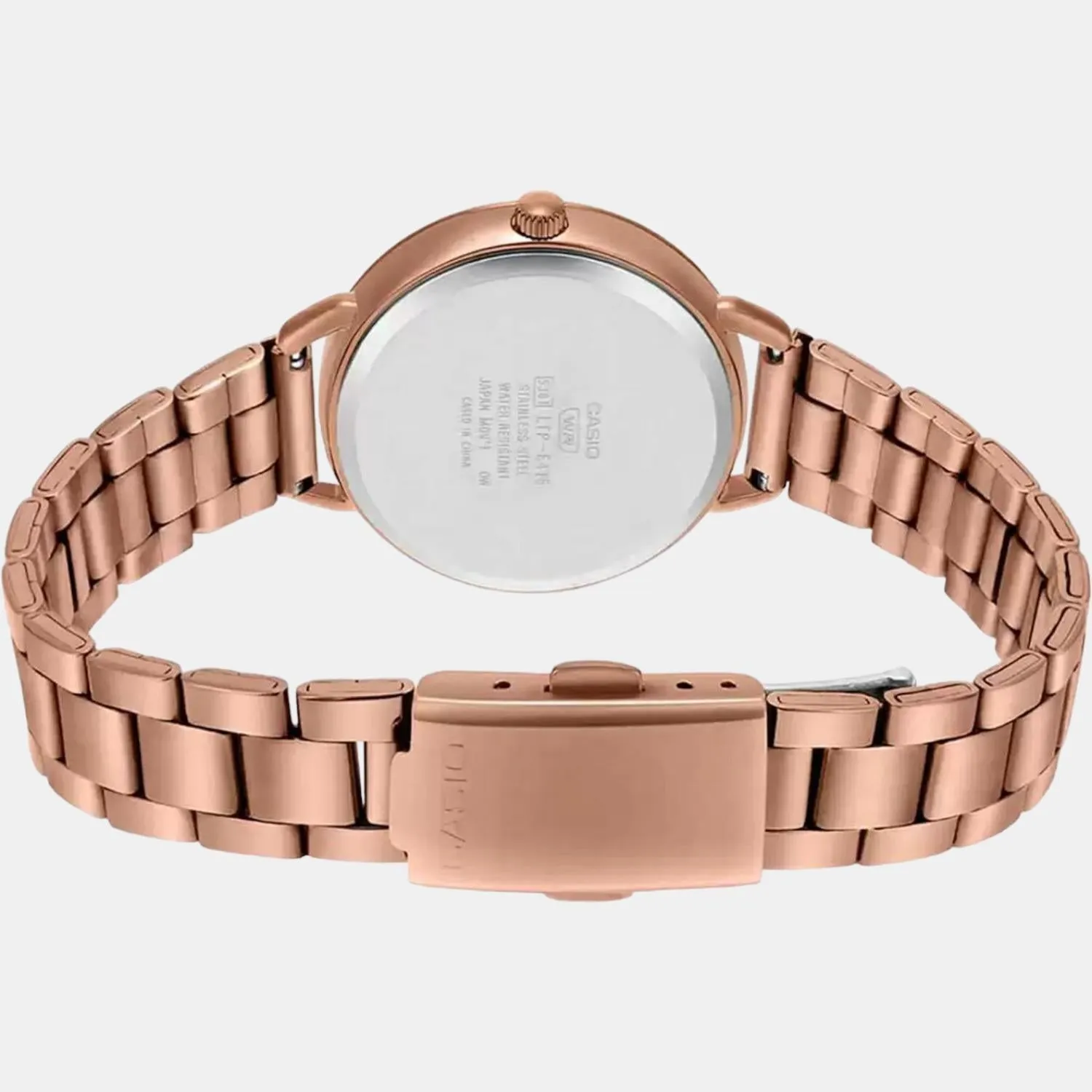 Enticer Women's Analog Stainless Steel Watch A1813 - LTP-E415PG-1CDF