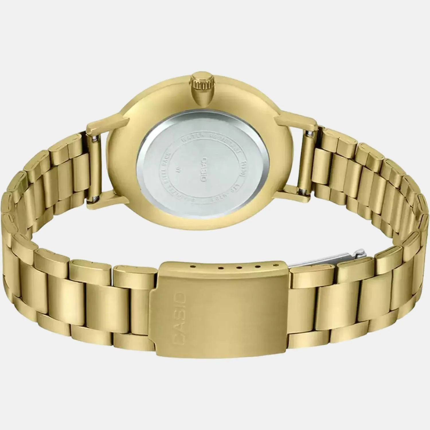 Enticer Women's White Dial Analog Stainless Steel Watch A1784 - LTP-VT01G-7BUDF