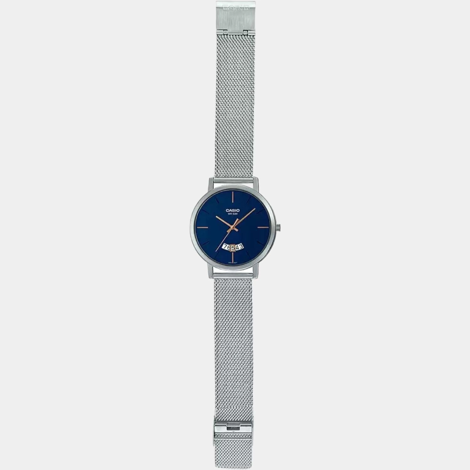 Enticer Men's Analog Stainless Steel Watch A1872 - MTP-B100M-2EVDF