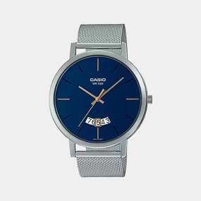 Enticer Men's Analog Stainless Steel Watch A1872 - MTP-B100M-2EVDF