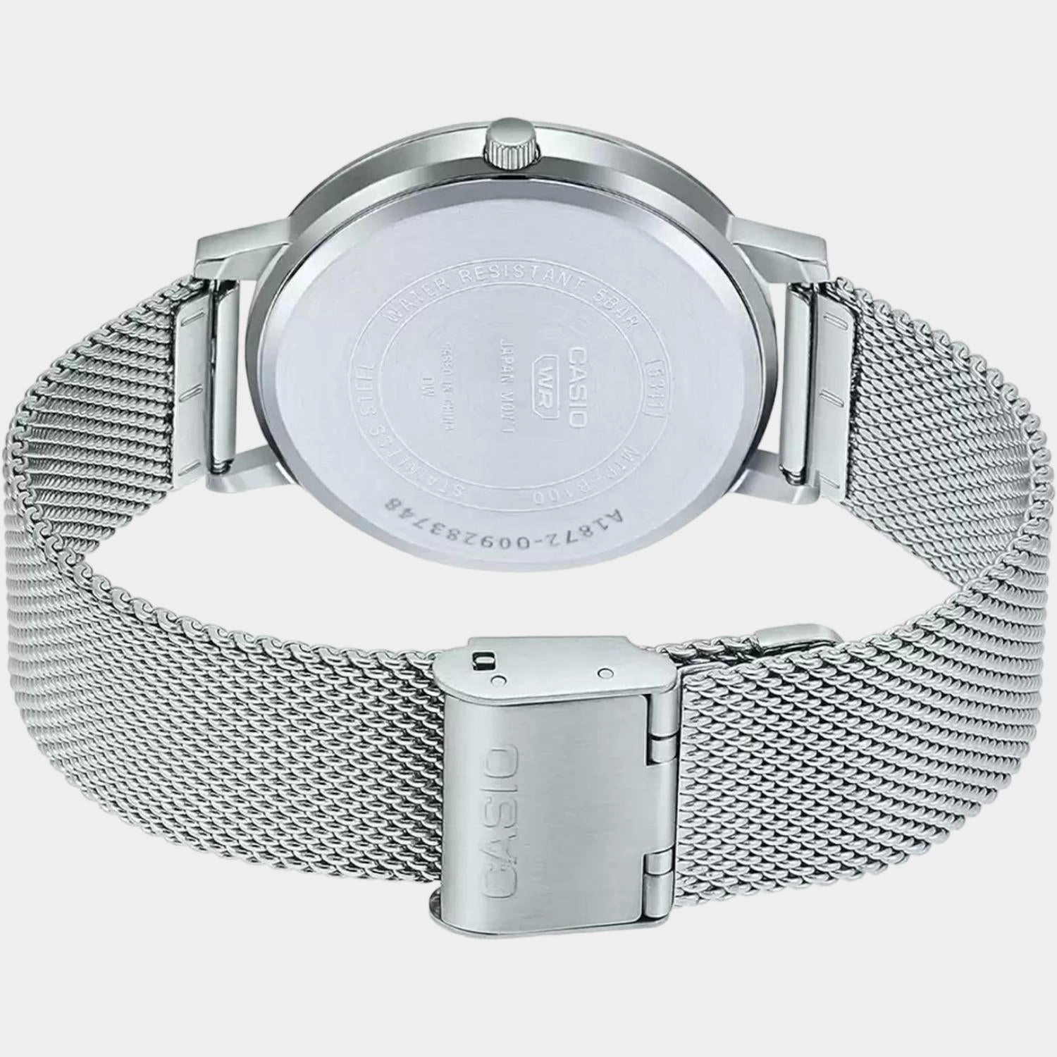 Enticer Men's Analog Stainless Steel Watch A1872 - MTP-B100M-2EVDF