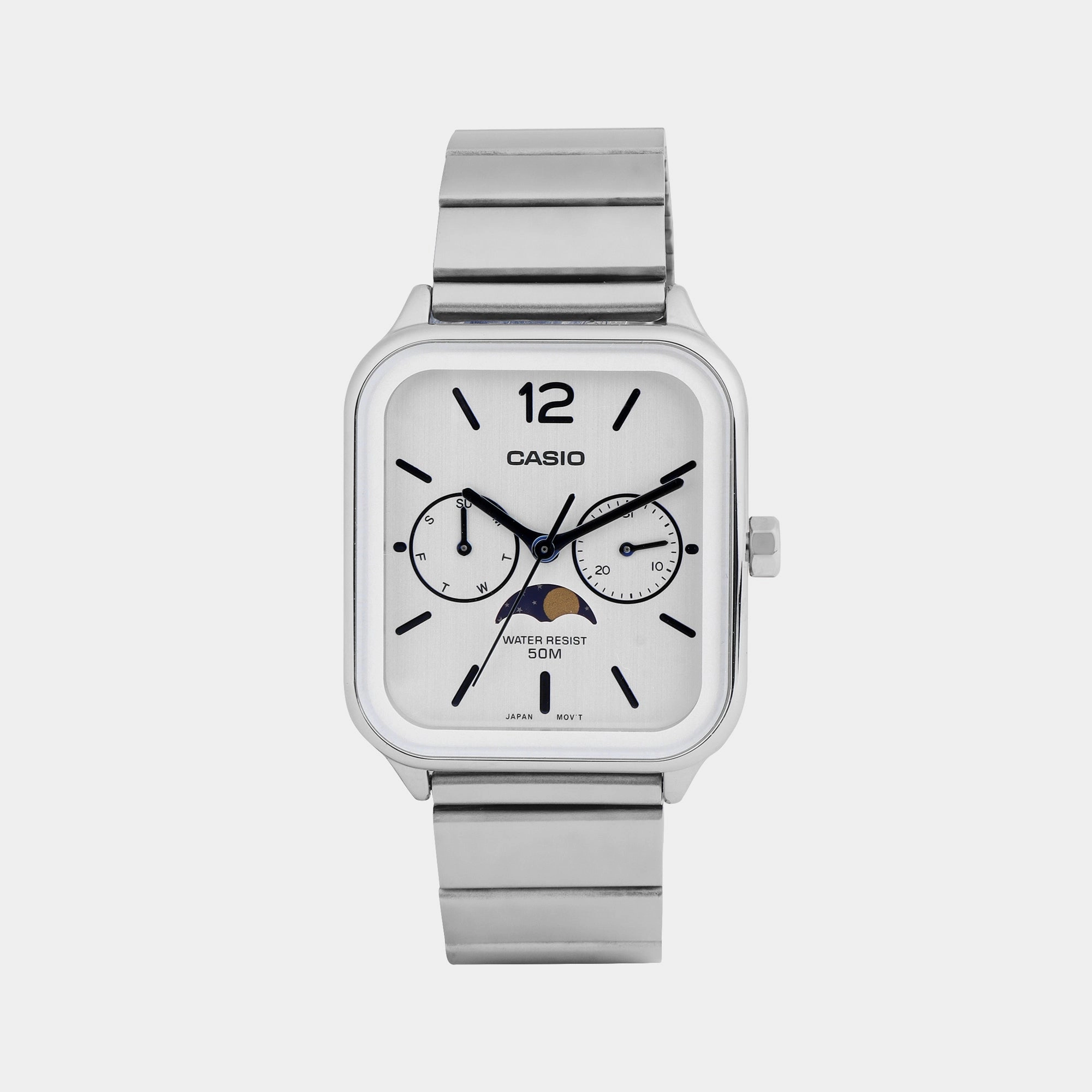 Enticer White Men's Chronograph Stainless Steel Watch A2183 - MTP-M305D-7AVDF