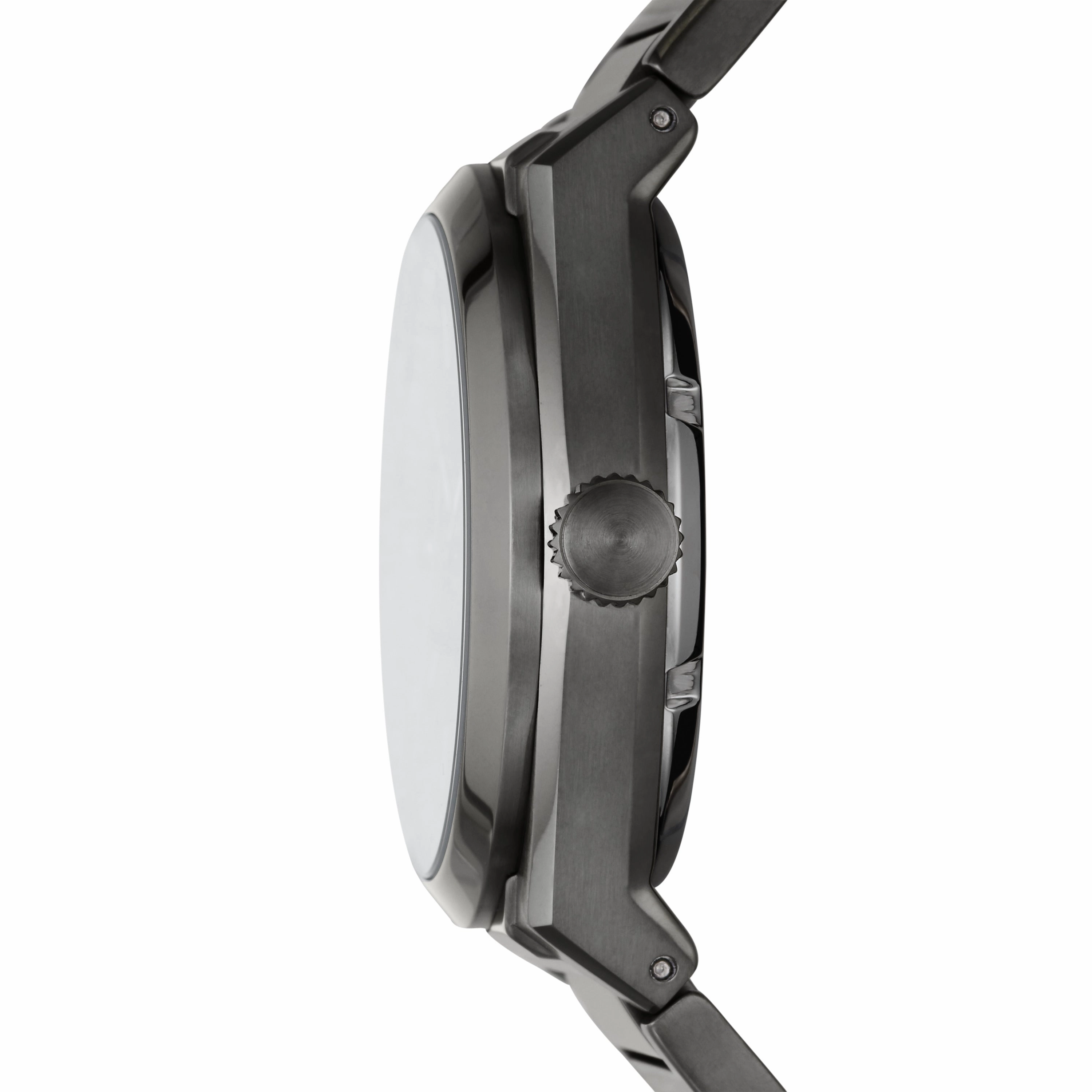 Everett Automatic Smoke Stainless Steel Watch