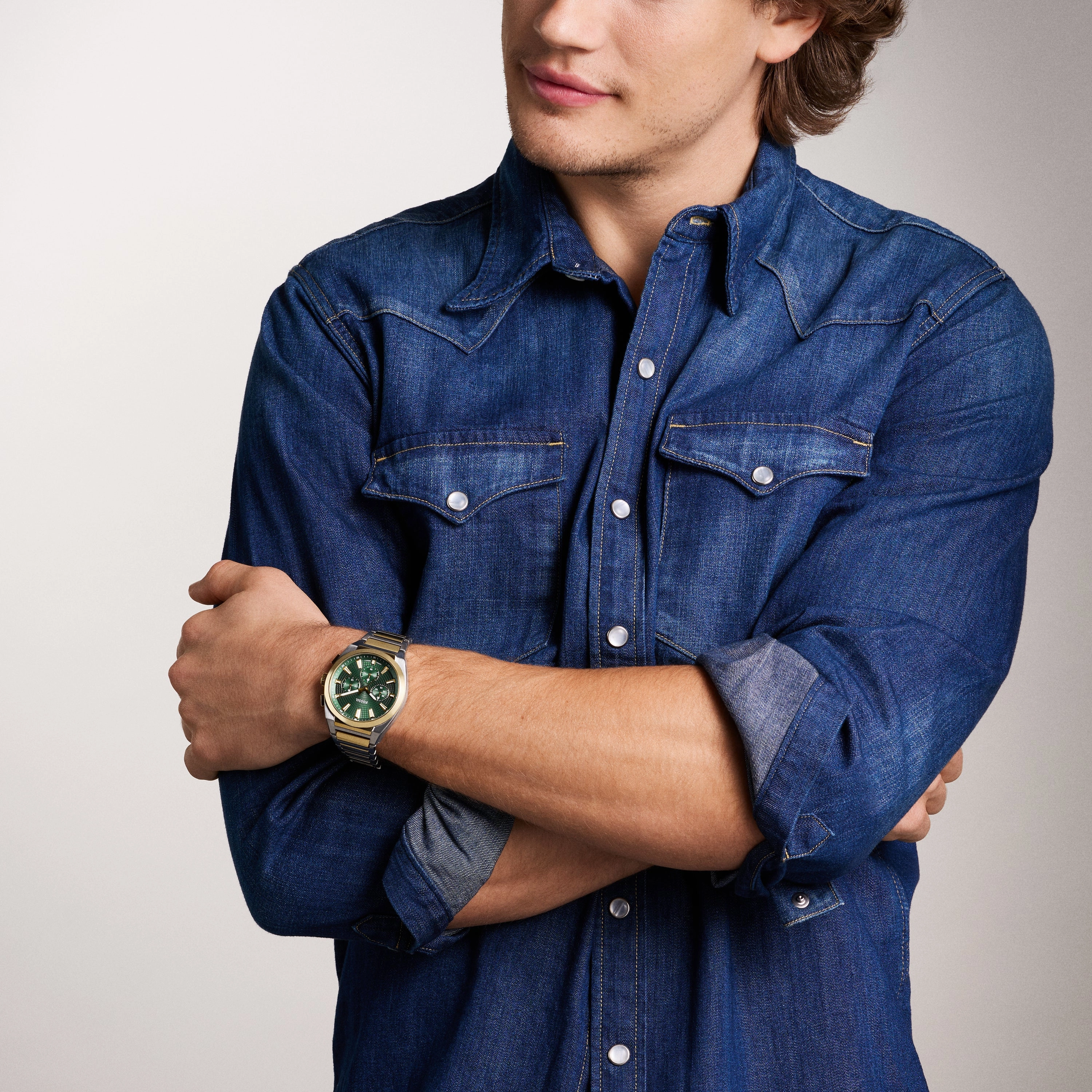 Everett Chronograph Two-Tone Stainless Steel Watch