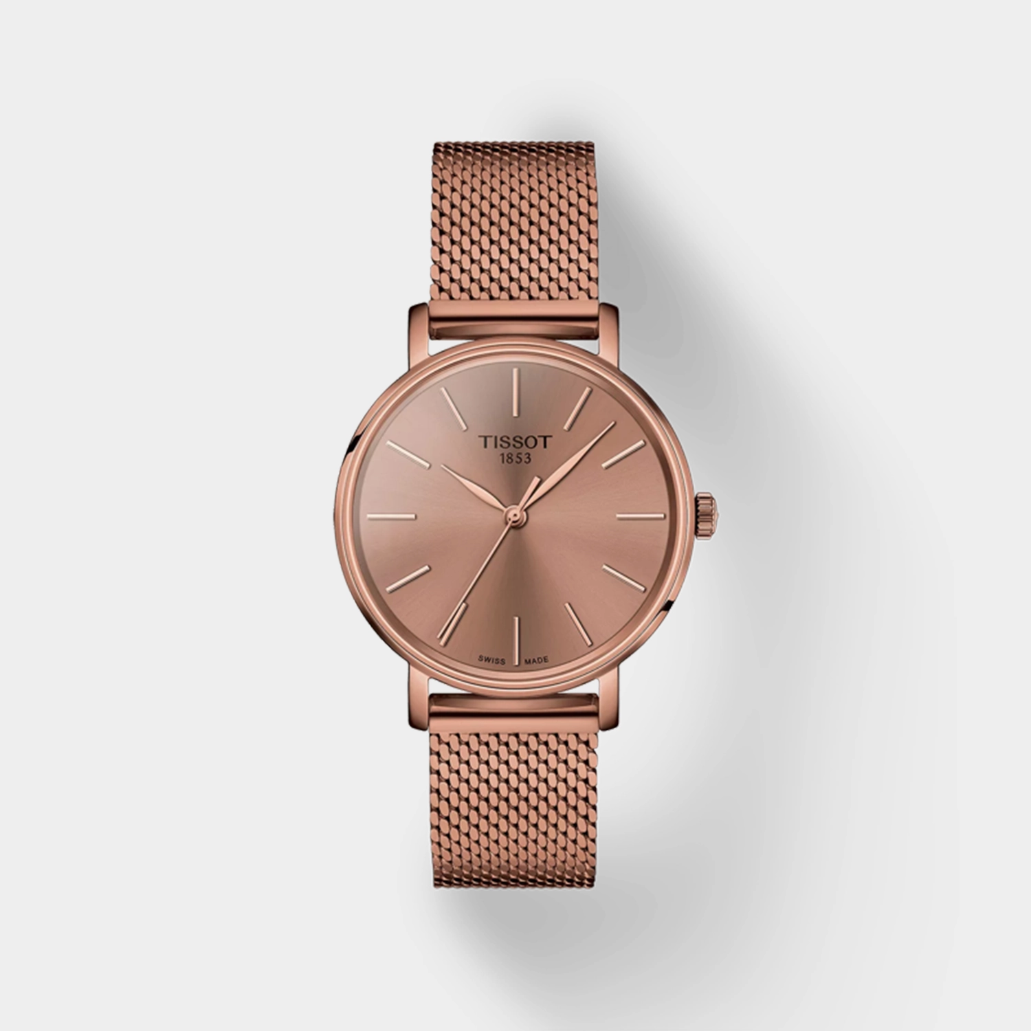 Everytime T-Classic Women Analog Pink Dial Quartz Stainless Steel Watch T1432103333100
