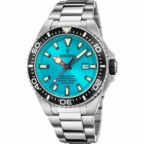 Festina Blue Dial Stainless Steel Bracelet Men's Watch F20663/5