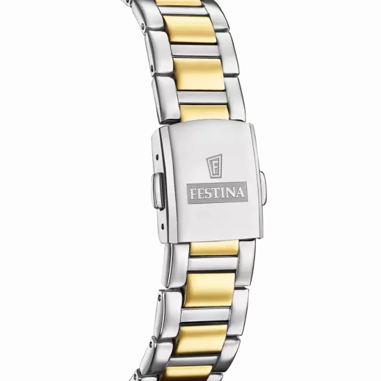 Festina Solar Energy Cream Dial Stainless Steel 316L Women's Watch F20659/1