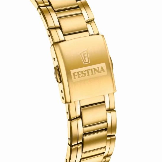 Festina White Dial Stainless Steel Strap Watch f20705/1
