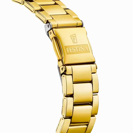 Festina Women's Elegance & Functionality Green Dial Watch with 316L Stainless Steel Strap F20640/4
