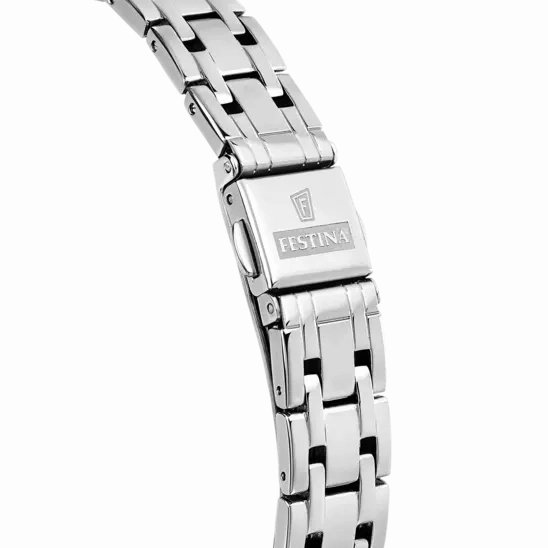 Festina Women's Sophisticated Stainless Steel Watch with Bordeaux Dial F20600/2
