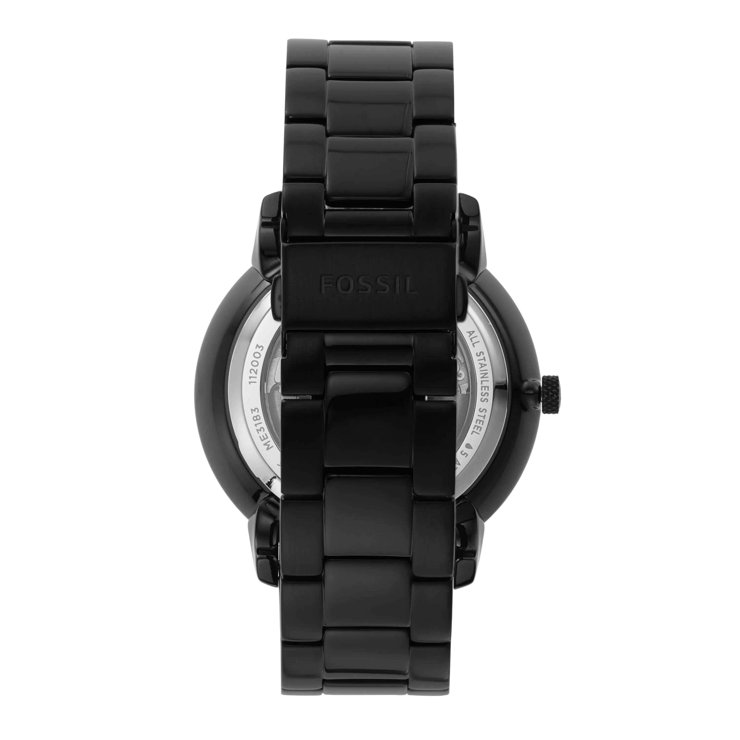 Fossil Neutra Black Stainless Steel Men's Watch ME3183