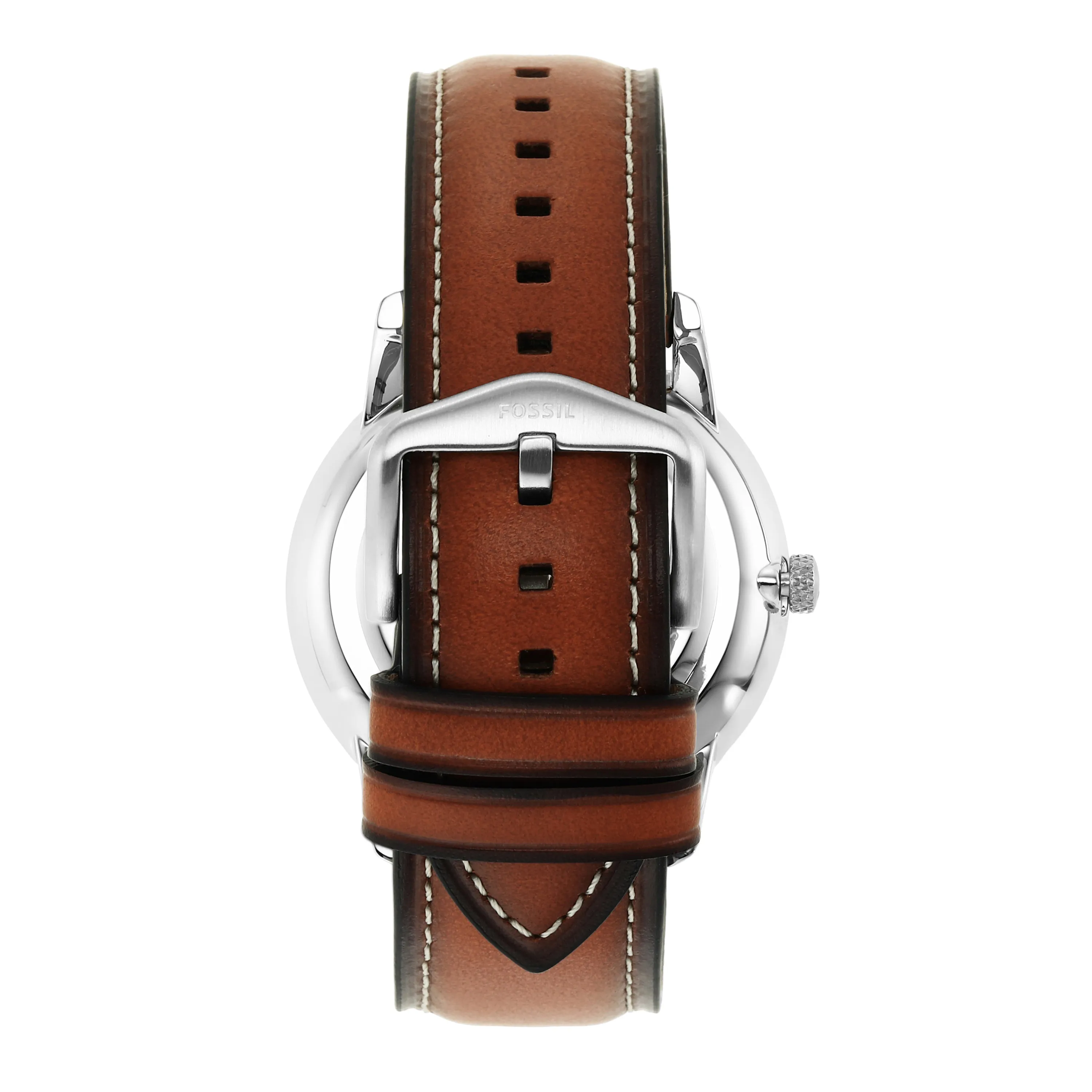 Fossil Neutra Moonphase Brown Leather Multifunction Watch FS5903