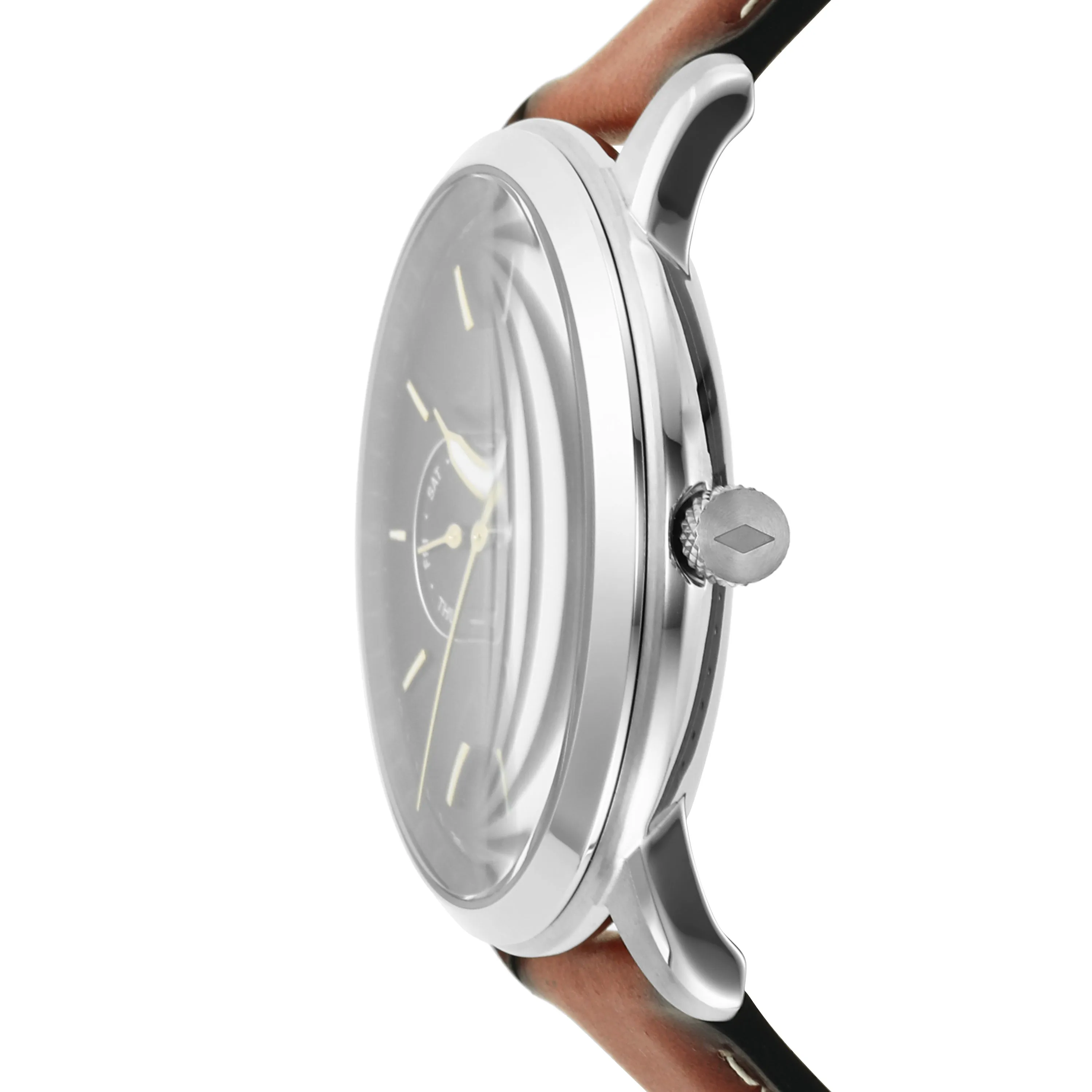 Fossil Neutra Moonphase Brown Leather Multifunction Watch FS5903