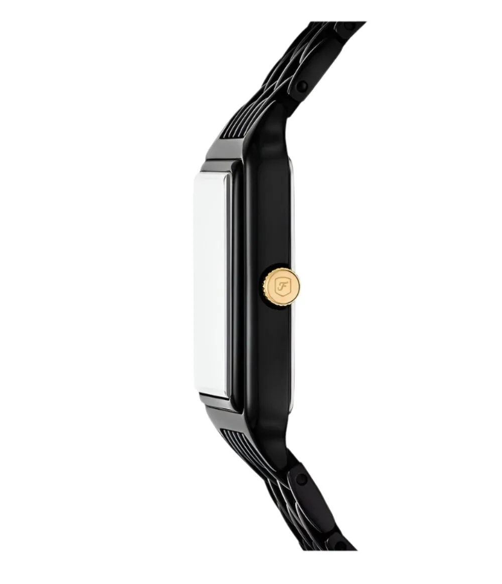 Fossil Raquel Black Stainless Steel Black Dial Watch ES5385